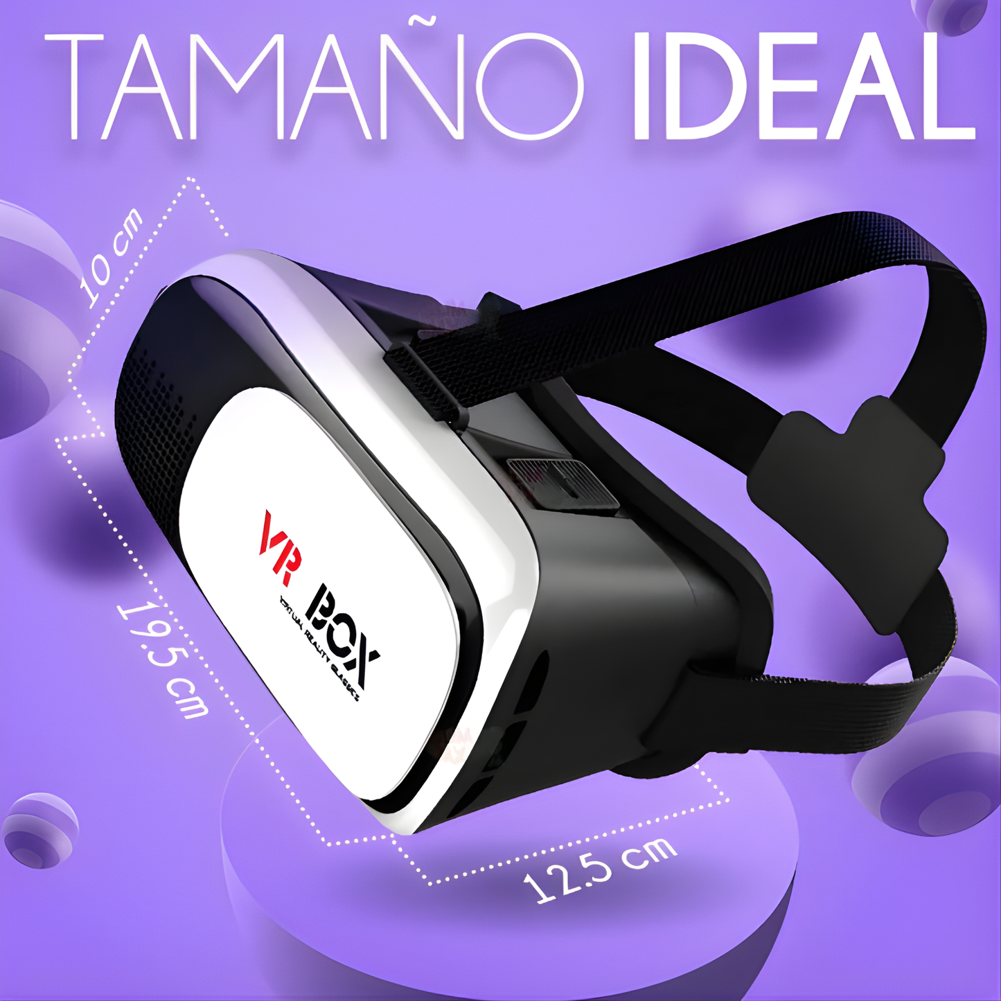 Lentes Vr Box de Realidad Virtual 3D