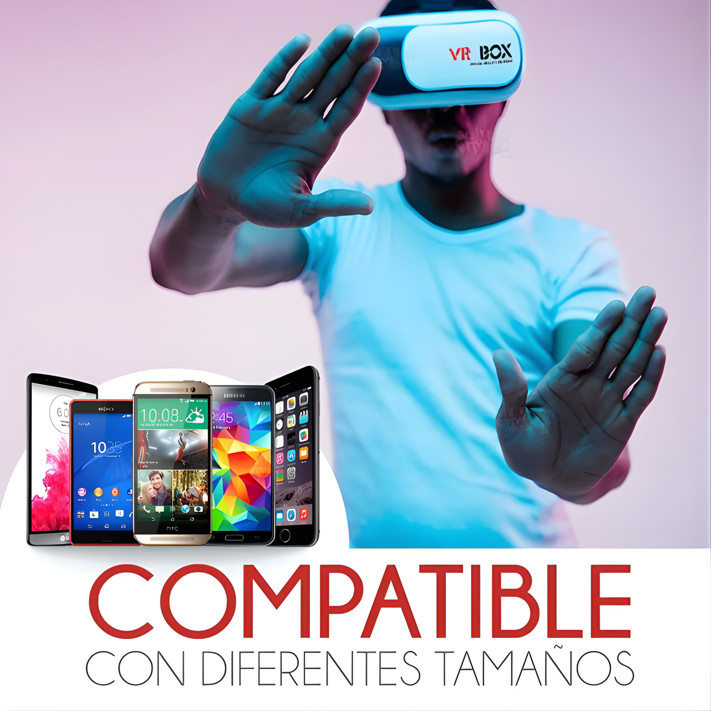 Lentes Vr Box de Realidad Virtual 3D