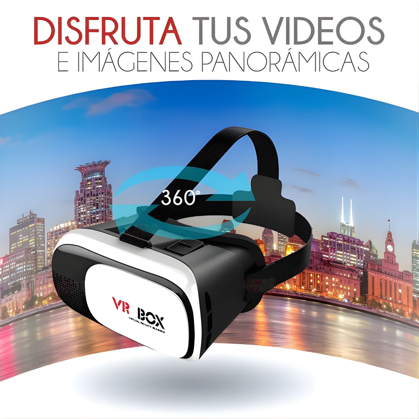 Lentes Vr Box de Realidad Virtual 3D